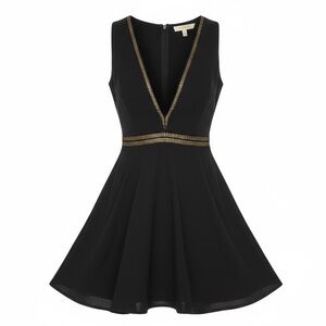 NBD Revolve Unforgiven Ribbed Lattice Mini Dress Black Size XS